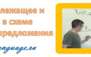 Глагол, подлежащее и наречие в схеме английского предложения