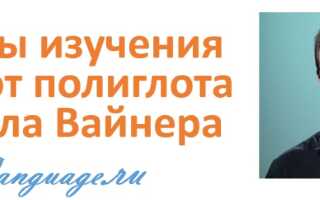 Секреты изучения языка от полиглота Габриела Вайнера