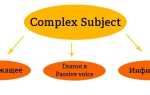 Сложное подлежащее (Complex Subject)
