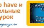 Глагол to have и числительные — урок 10 — английский с нуля